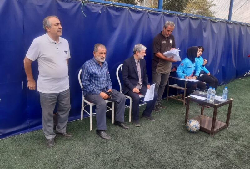 بازدید رئیس هیأت فوتبال استان از مسابقات زیر ۱۰ سال مدارس فوتبال استان