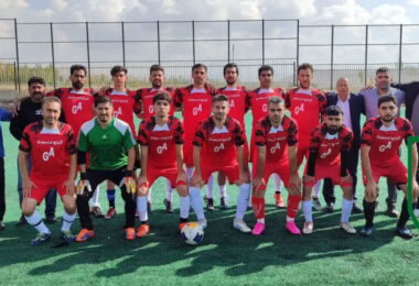 تیم منتخب فوتبال اهر قهرمان مسابقات چهارجانبه گرامیداشت هفته تربیت بدنی