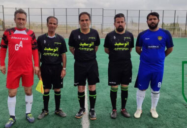 تیم منتخب فوتبال اهر قهرمان مسابقات چهارجانبه گرامیداشت هفته تربیت بدنی